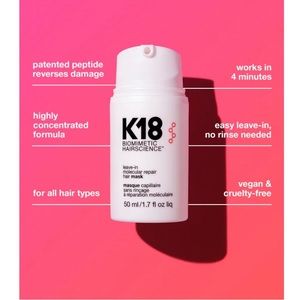 K18 Leave-In Moelcular Repair Hair Mask - FULL SIZE - 1.7 ounce